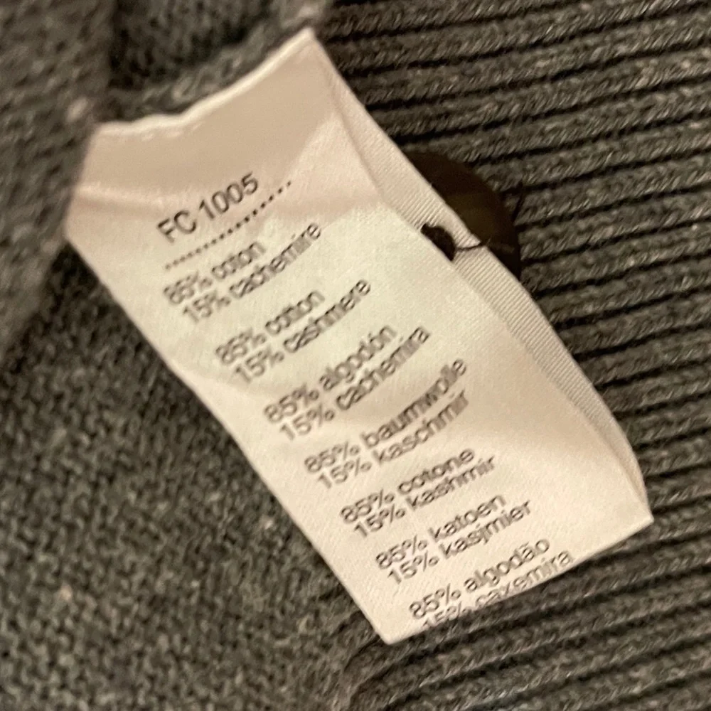 Lacoste Gray Cashmere Blend Vintage Button Down‎ Men's Sweater Vest